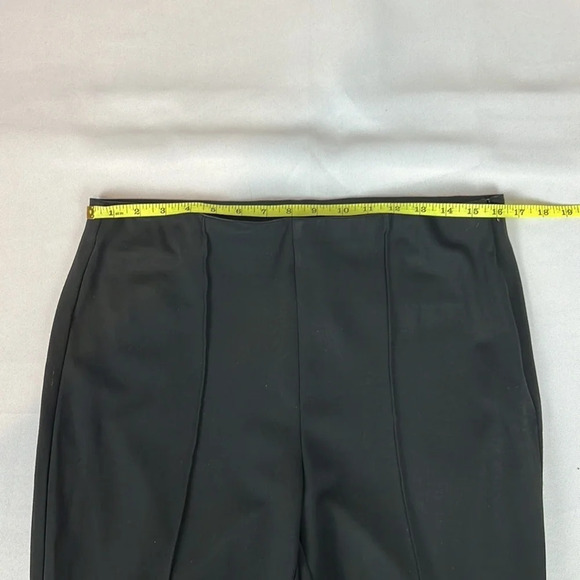Chico’s Women’s Front Seam Ponte Knit Side Zip Black Pant Chico’s Size 1.5 - Picture 7 of 10